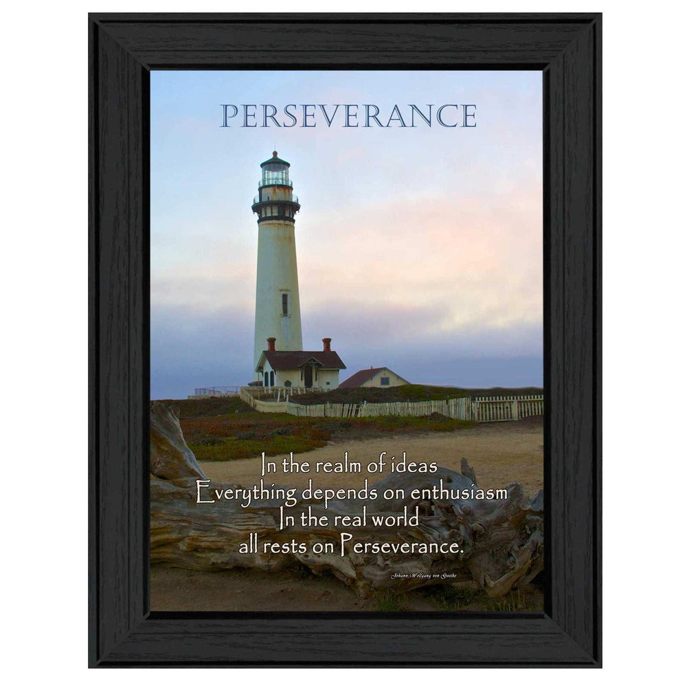 Perseverance 1 Black Framed Print Wall Art - Homeroots - Flyclothing LLC