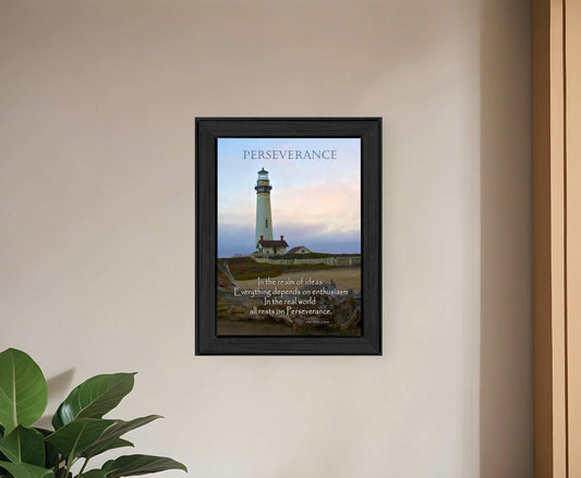 Perseverance 1 Black Framed Print Wall Art - Homeroots - Flyclothing LLC