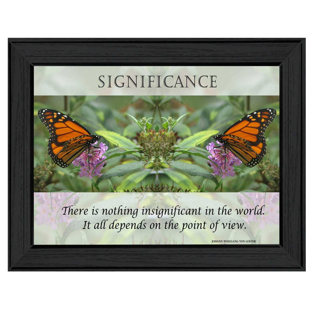 Significance 1 Black Framed Print Wall Art - Homeroots - Flyclothing LLC