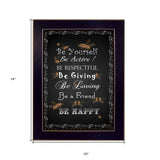 Be Yourself 1 Black Framed Print Wall Art - Homeroots - Flyclothing LLC