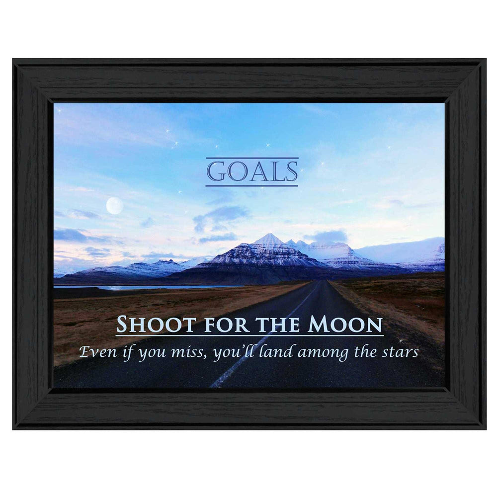 Goals 1 Black Framed Print Wall Art - Homeroots - Flyclothing LLC