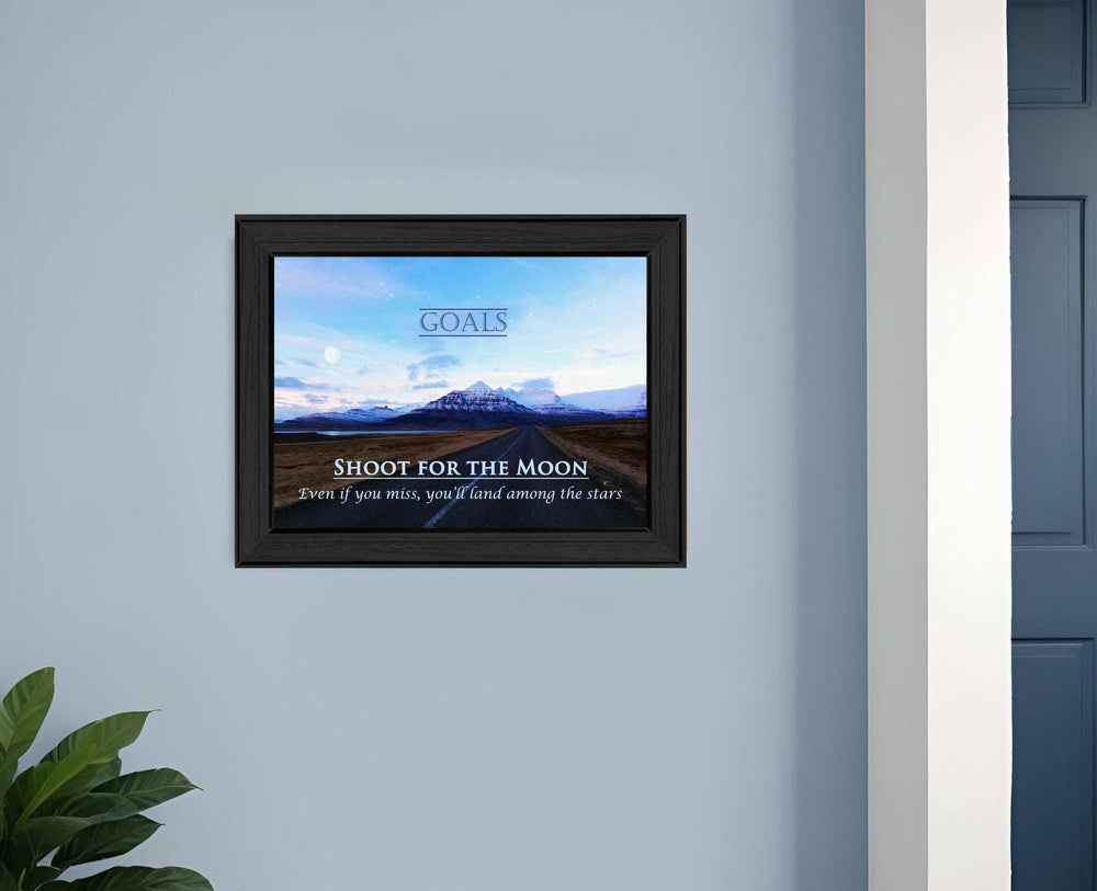 Goals 1 Black Framed Print Wall Art - Homeroots - Flyclothing LLC