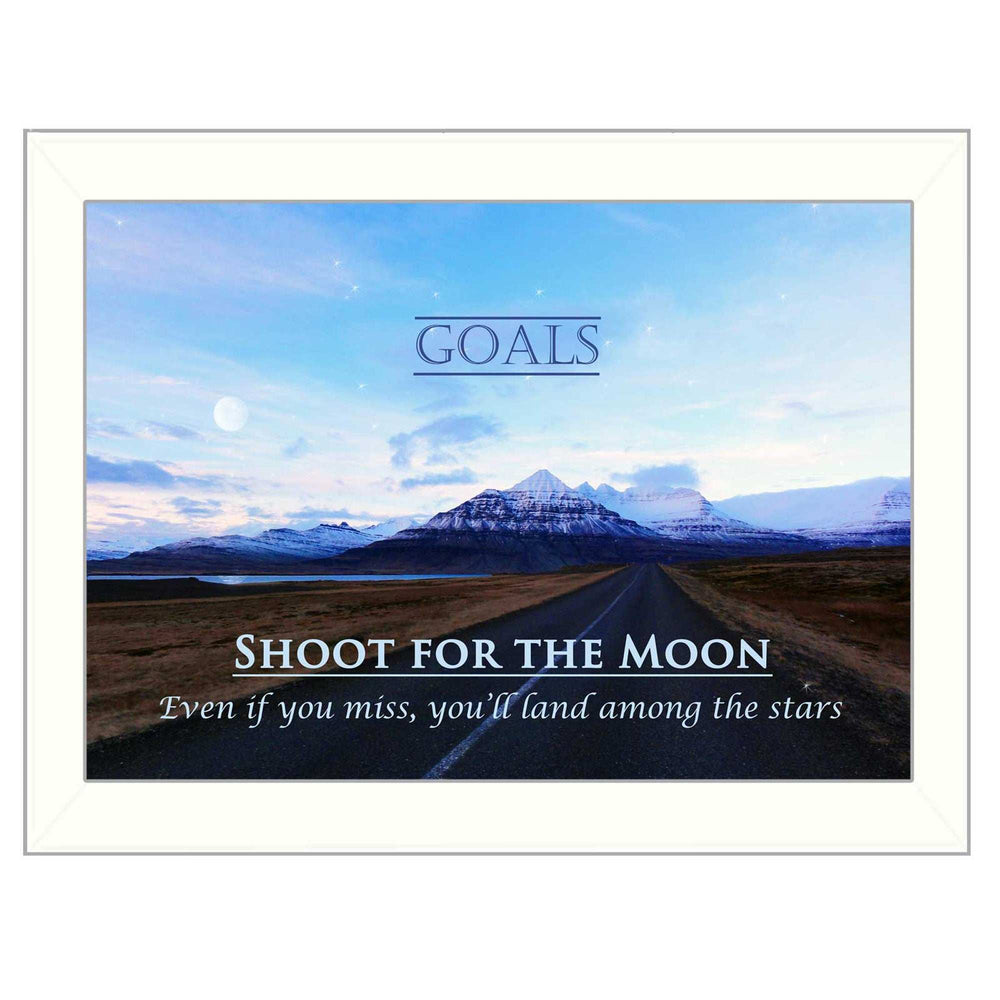 Goals 2 White Framed Print Wall Art - Homeroots - Flyclothing LLC