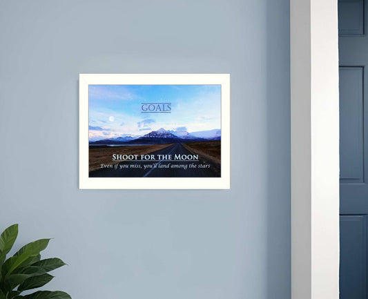 Goals 2 White Framed Print Wall Art - Homeroots - Flyclothing LLC