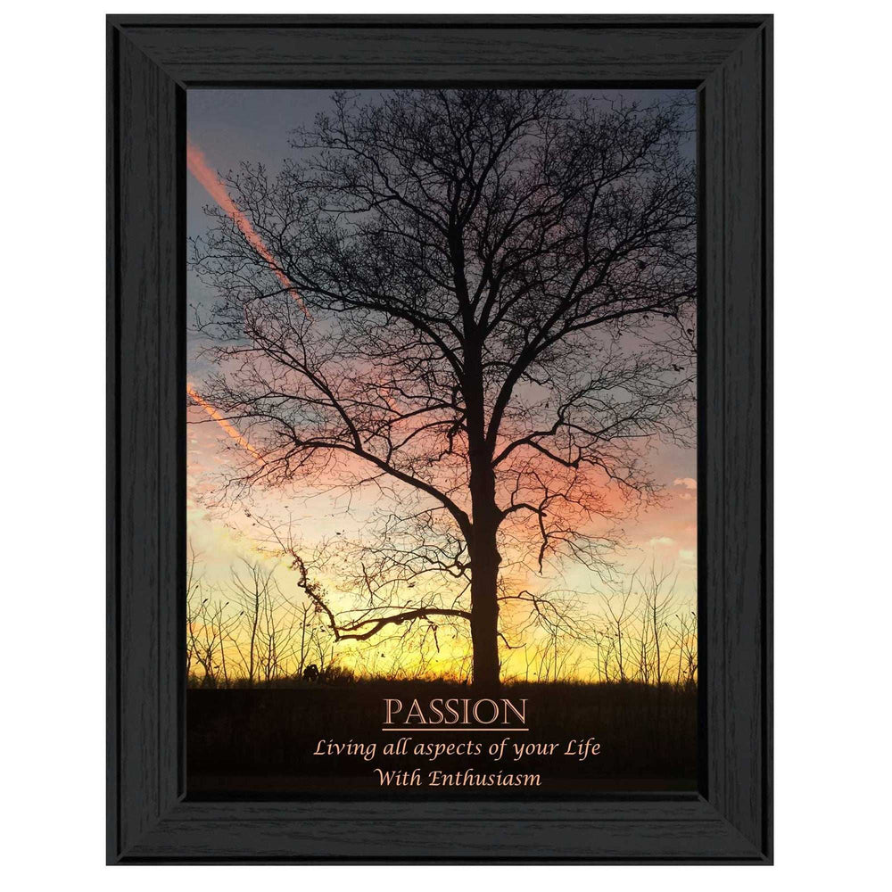 Passion 1 Black Framed Print Wall Art - Homeroots - Flyclothing LLC