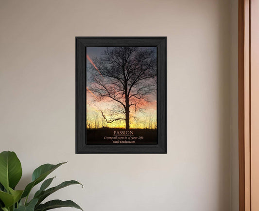 Passion 1 Black Framed Print Wall Art - Homeroots - Flyclothing LLC