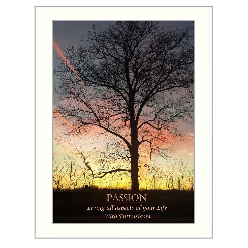 Passion 2 White Framed Print Wall Art - Homeroots - Flyclothing LLC