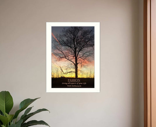Passion 2 White Framed Print Wall Art - Homeroots - Flyclothing LLC