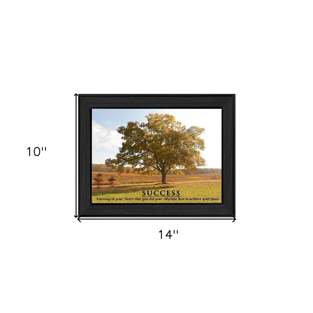 Success 1 Black Framed Print Wall Art - Homeroots - Flyclothing LLC