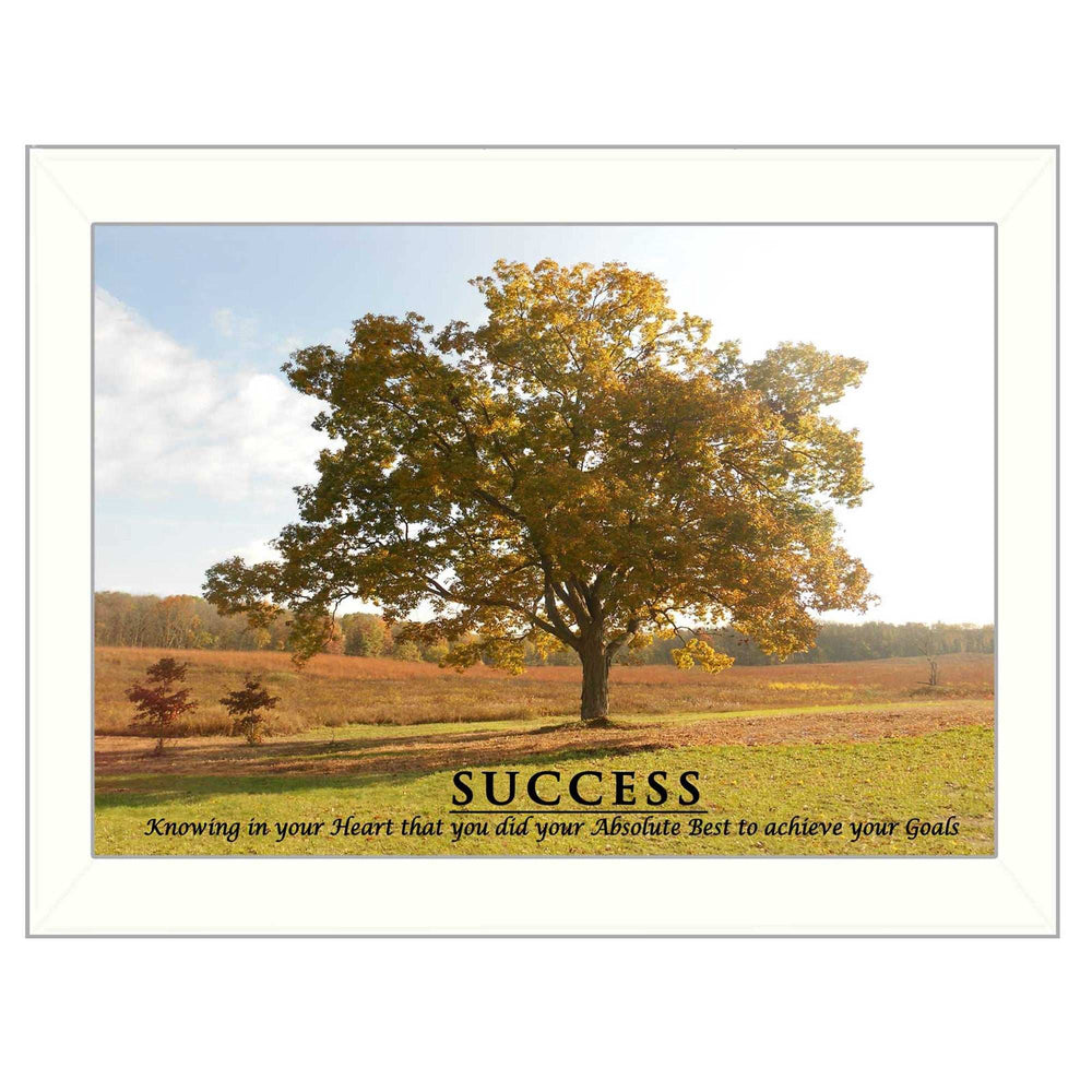 Success 2 White Framed Print Wall Art - Homeroots - Flyclothing LLC