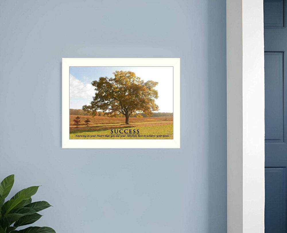 Success 2 White Framed Print Wall Art - Homeroots - Flyclothing LLC