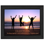 Teamwork Black Framed Print Wall Art - Homeroots - Flyclothing LLC