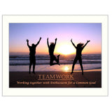 Teamwork White Framed Print Wall Art - Homeroots - Flyclothing LLC
