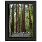 American Strength 1 Black Framed Print Wall Art - Homeroots - Flyclothing LLC