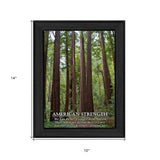 American Strength 1 Black Framed Print Wall Art - Homeroots - Flyclothing LLC