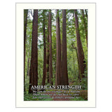 American Strength 2 White Framed Print Wall Art - Homeroots - Flyclothing LLC