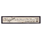 Kitchen Is The Heart of The Home 2 Black Framed Print Kitchen Wall Art - Homeroots - Flyclothing LLC
