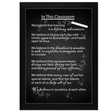 In the Classroom Black Framed Print Wall Art - Homeroots - Flyclothing LLC