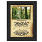 In Loving Memory 1 Black Framed Print Wall Art - Homeroots - Flyclothing LLC