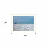 A Place near the Ocean White Framed Print Wall Art - Homeroots - Flyclothing LLC
