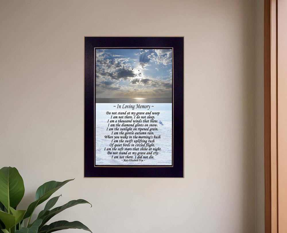 In Loving Memory 2 Black Framed Print Wall Art - Homeroots - Flyclothing LLC