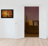 Autumn Leaves 4 Black Framed Print Wall Art - Homeroots - Flyclothing LLC