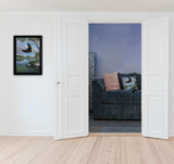 On Eagles Wings 1 Black Framed Print Wall Art - Homeroots - Flyclothing LLC