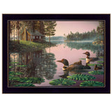 Northern Tranquility 1 Black Framed Print Wall Art - Homeroots - Flyclothing LLC