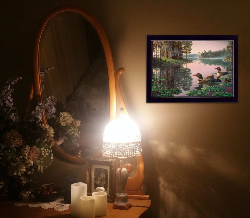 Northern Tranquility 1 Black Framed Print Wall Art - Homeroots - Flyclothing LLC