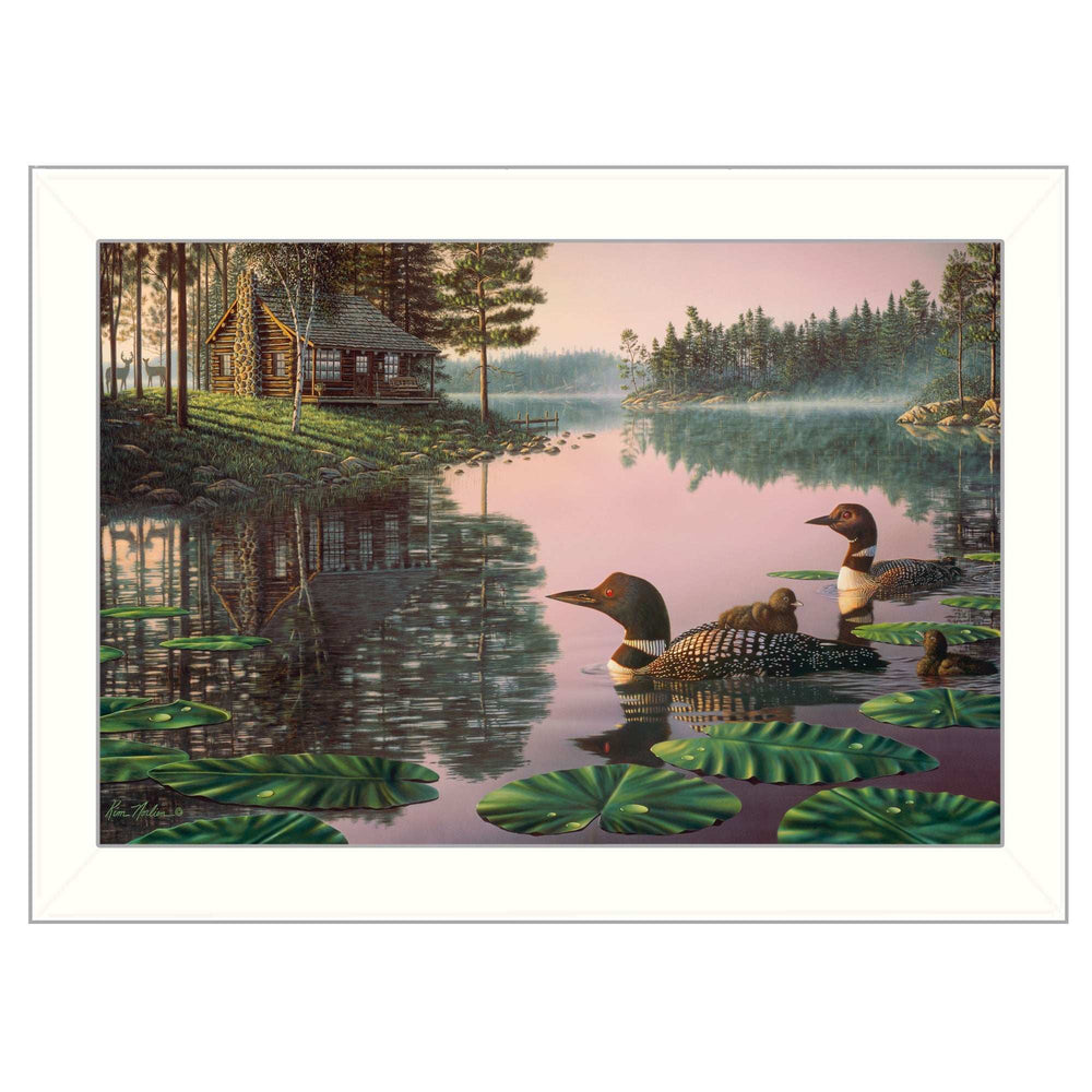 Northern Tranquility 2 White Framed Print Wall Art - Homeroots - Flyclothing LLC