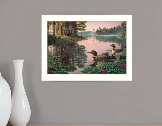 Northern Tranquility 2 White Framed Print Wall Art - Homeroots - Flyclothing LLC