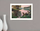 Northern Tranquility 2 White Framed Print Wall Art - Homeroots - Flyclothing LLC