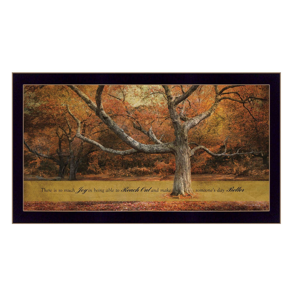 Reach Out 2 Black Framed Print Wall Art - Homeroots - Flyclothing LLC
