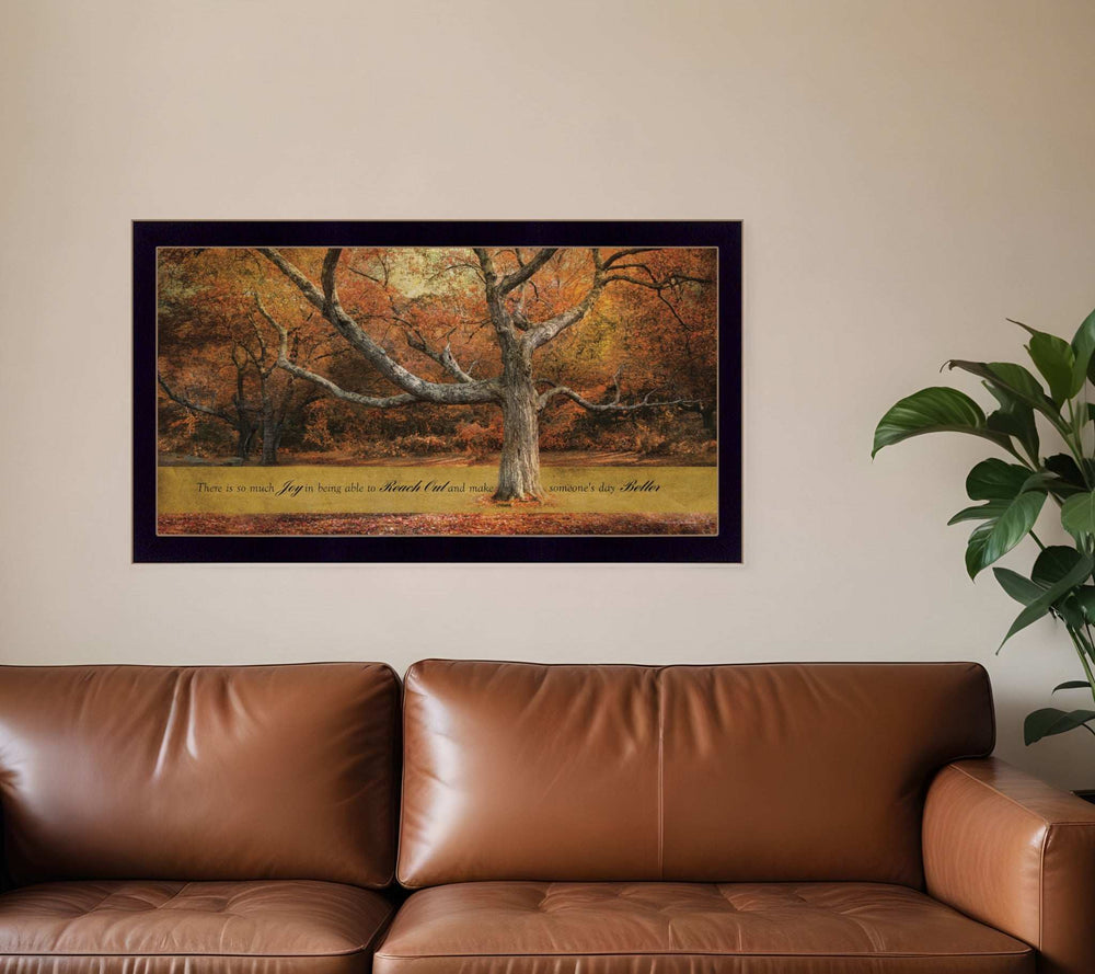 Reach Out 2 Black Framed Print Wall Art - Homeroots - Flyclothing LLC