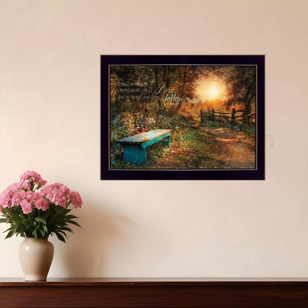 Show Me the Path 2 Black Framed Print Wall Art - Homeroots - Flyclothing LLC