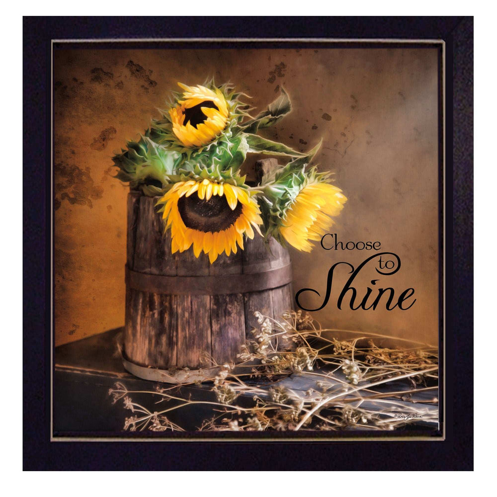 Choose to Shine Black Framed Print Wall Art - Homeroots - Flyclothing LLC