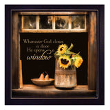 God Opens Windows Black Framed Print Wall Art - Homeroots - Flyclothing LLC