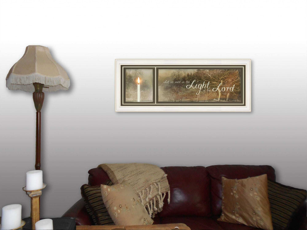 Walk in the Light 2 White Framed Print Wall Art - Homeroots - Flyclothing LLC