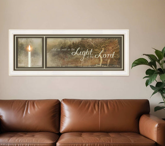 Walk in the Light 2 White Framed Print Wall Art - Homeroots - Flyclothing LLC