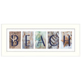 Beach 4 White Framed Print Wall Art - Homeroots - Flyclothing LLC