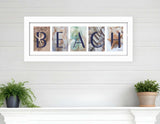 Beach 5 White Framed Print Wall Art - Homeroots - Flyclothing LLC