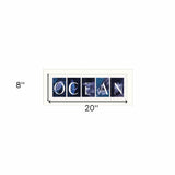 Ocean 1 White Framed Print Wall Art - Homeroots - Flyclothing LLC