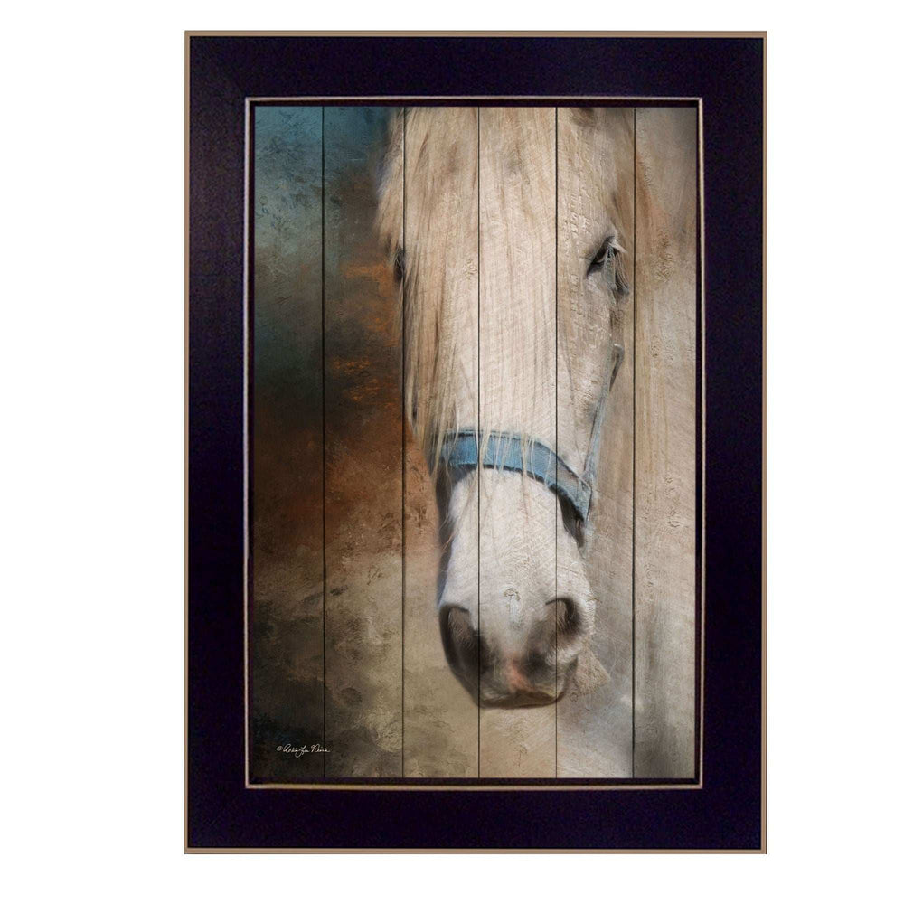 Old Gray Mare Black Framed Print Wall Art - Homeroots - Flyclothing LLC