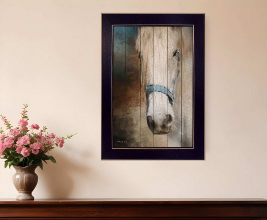 Old Gray Mare Black Framed Print Wall Art - Homeroots - Flyclothing LLC