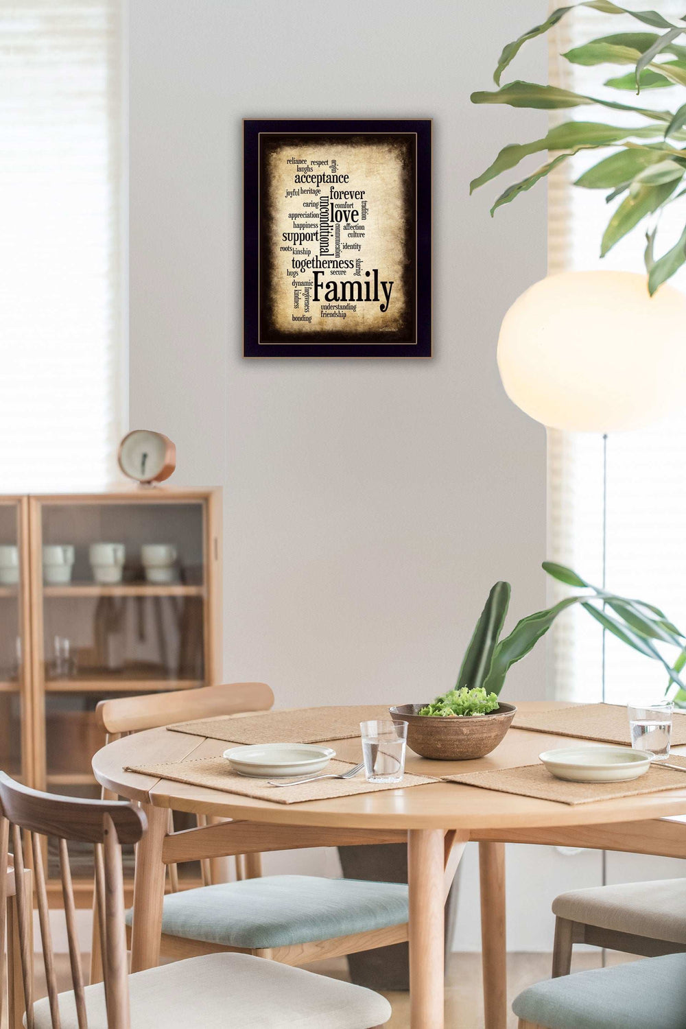 Family I Black Framed Print Wall Art - Homeroots - Flyclothing LLC