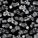 Rockmount Ranch Ware Vintage Motorcycles Print Western Cotton Bandana - Rockmount Clothing - Flyclothing LLC