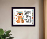 Born to be Wild 1 Black Framed Print Wall Art - Homeroots - Flyclothing LLC