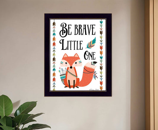 Be Brave Little One 1 Black Framed Print Wall Art - Homeroots - Flyclothing LLC