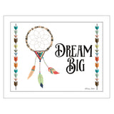 Dream Big 2 White Framed Print Wall Art - Homeroots - Flyclothing LLC