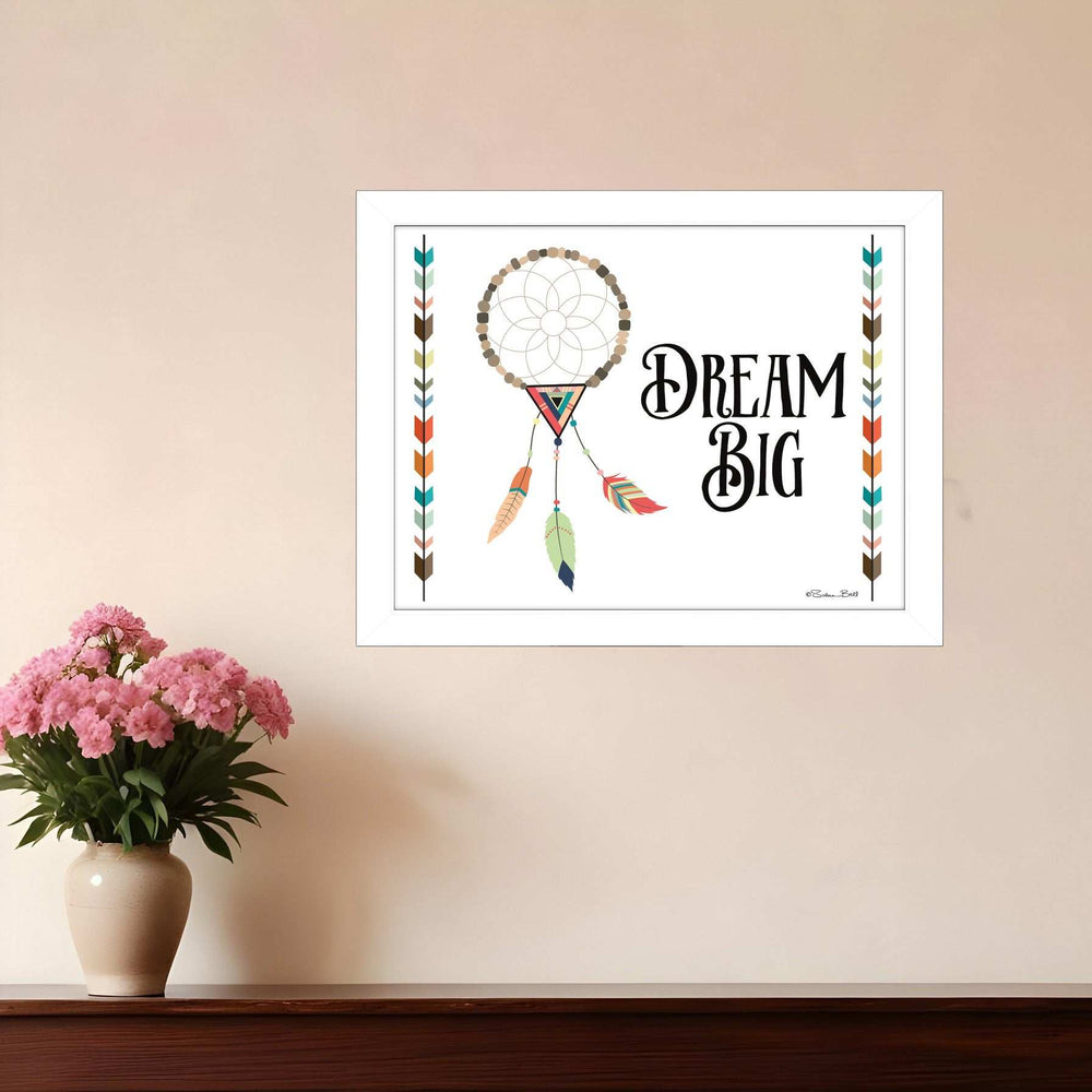 Dream Big 2 White Framed Print Wall Art - Homeroots - Flyclothing LLC